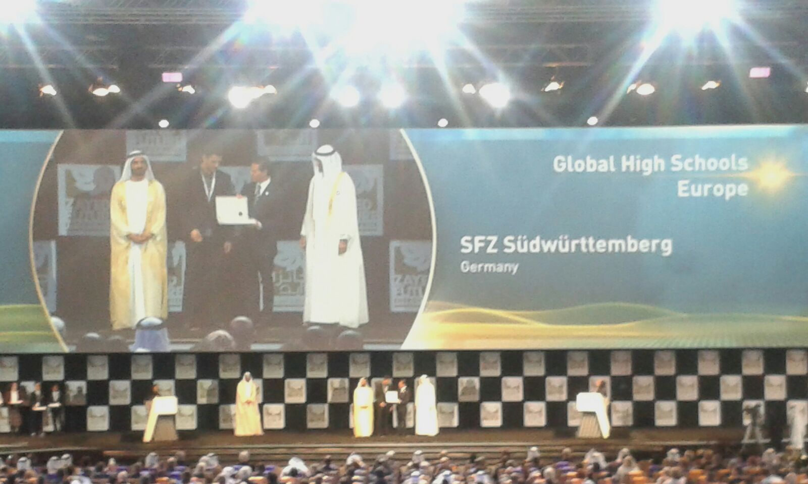 WFES 2016 Ceremonie Ouverture Preis SFZ 